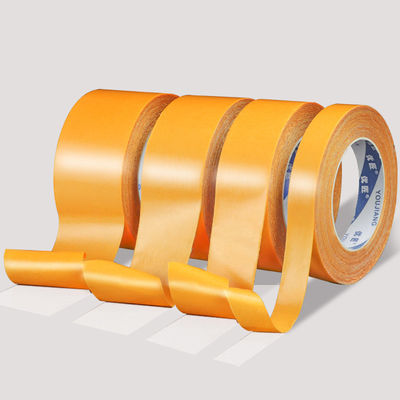 Tape à conduit en tissu de gaffer revêtu en PE jaune Certifié ISO14000