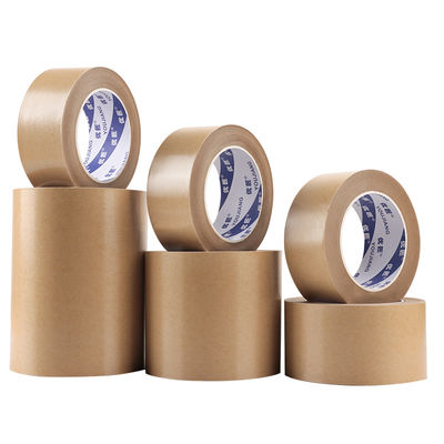 Tape de papier kraft autoadhésif renforcé bande de caoutchouc 120mic