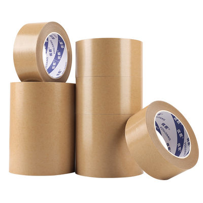 Tape d'emballage autoadhésif Kraft Tape de papier de colis Jumbo rouleau étanche