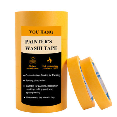La bande de peinture jaune originale protège les surfaces intérieures et extérieures