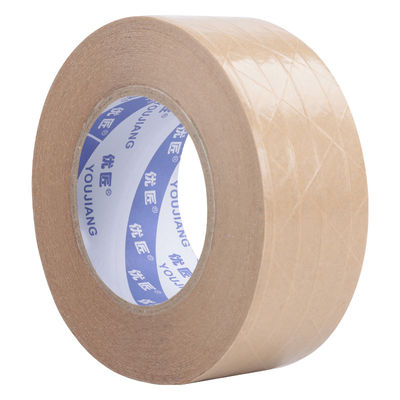 Emballage brun Tape de papier kraft écrite recyclable Facile à déchirer Résistance carton scellant Photo cadre scellant
