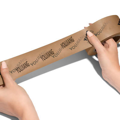 Tape auto-adhésive de papier kraft écologique avec adhésif à une seule face activé à l'eau