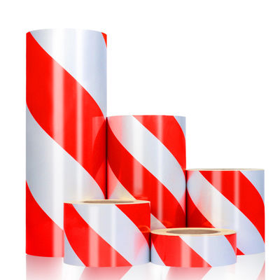 Détectable Rouge Vert Blanc Jaune Noir Pvc Barricade réfléchissante Avertissement de danger