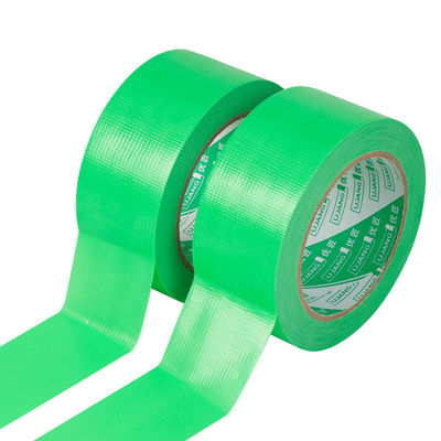 Ruban adhésif en tissu tissé en PE vert pour le stuc, ruban adhésif acrylique activé par l'eau