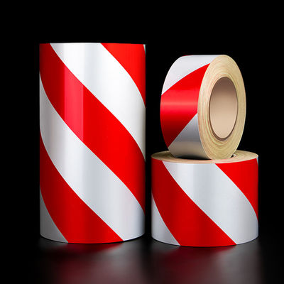 Autocollant de réflecteur Ruban adhésif rouge d'avertissement de sécurité de réflexion personnalisé