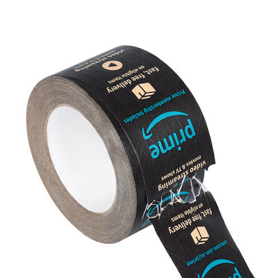 Logo de couleur personnalisé Eco-friendly Activation de l'eau en papier humide Ruban adhésif en papier et en film Kraft