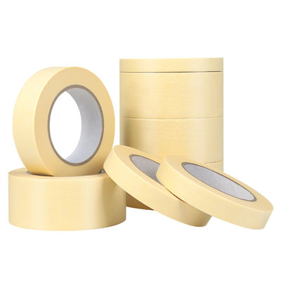 Tape de papier crépe à haute température sur mesure 100 degrés Tape de masquage automobile Tape de peinture pour peindre