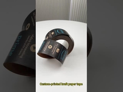 Tape adhésive auto-adhésive à face unique écologique avec impression de logo personnalisée